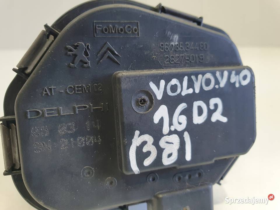 PRZEPUSTNICA Volvo V40 II 16 D2 9673534480 lubelskie Chełm