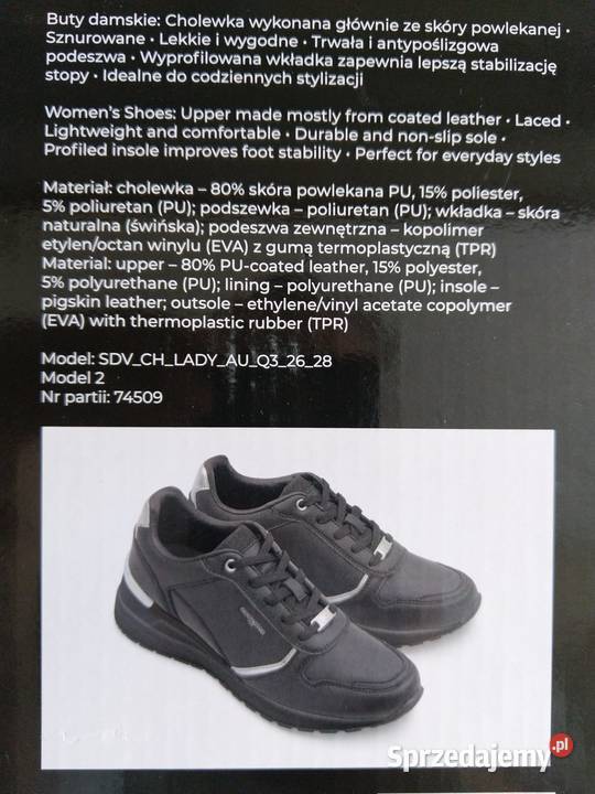NOWE Damskie buty skórzane sznurowane wiązane sprzedam