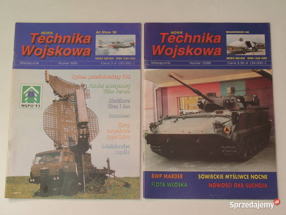 Technika Wojskowa kompletny rocznik 1995 12 małopolskie Kraków