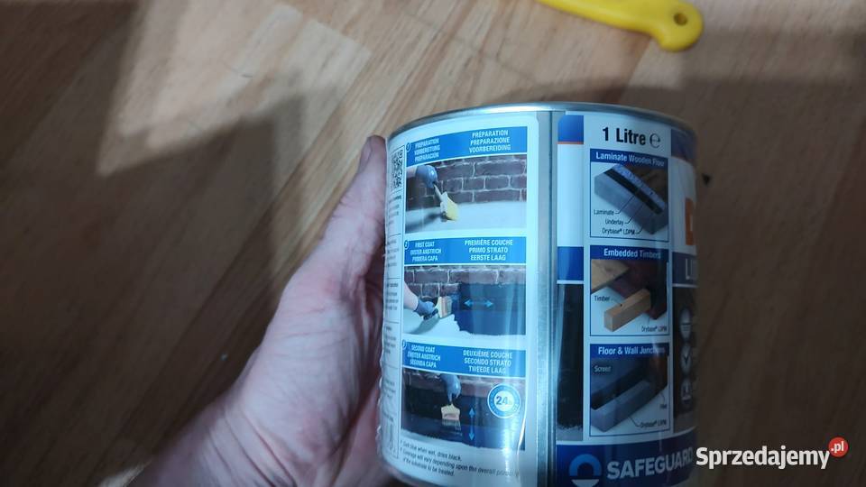 Drybase Płynna membrana odporna na wilgoć 1 litr Książ Wielkopolski