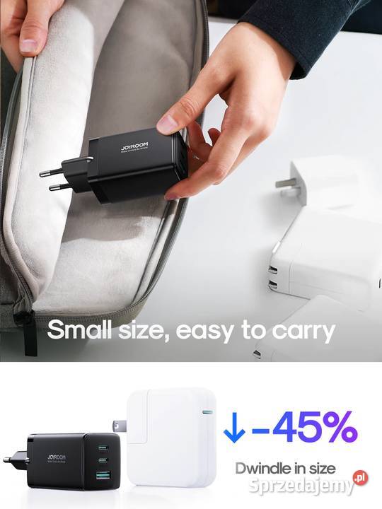 Szybka ładowarka sieciowa USB 2 x typ C USBC QC Ładowarki Siemianowice Śląskie