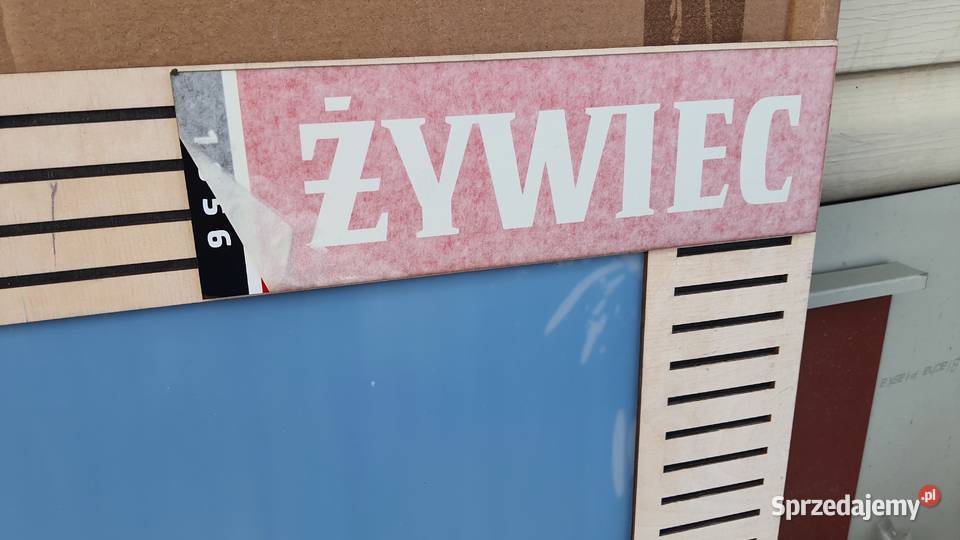 Tablica na plakat browar Żywiec nowa drewniana Lublin