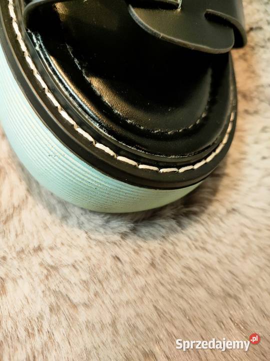 Czarne sandały damskie nieużywane 37