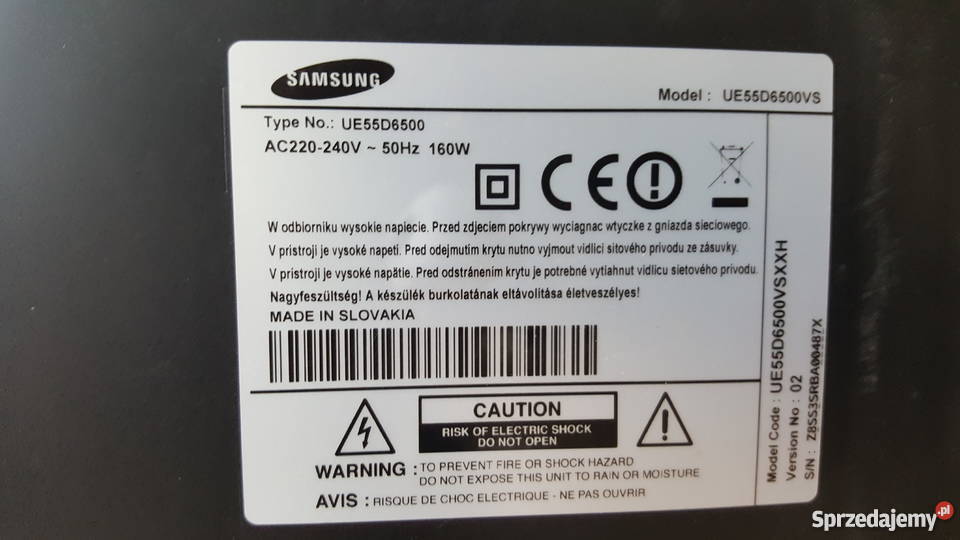 Telewizor Samsung 55 3D DVI