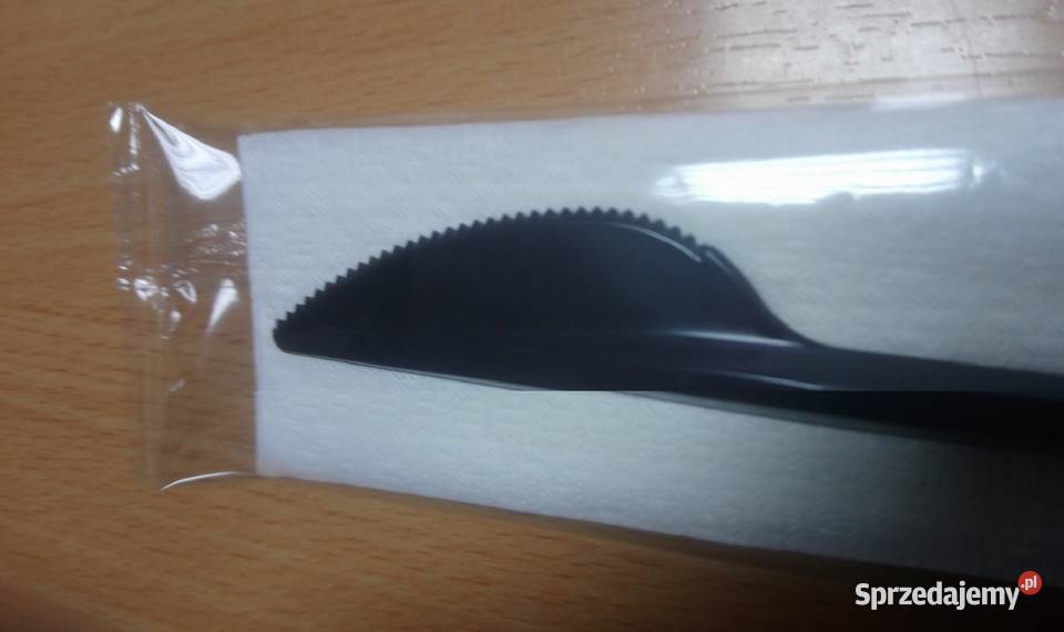 Nóż serwetka sztućce karton 250 sztuk Lublin