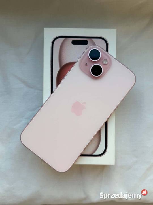 I Phone 15 128GB różowy bateria 87 stan idealny Biała Podlaska