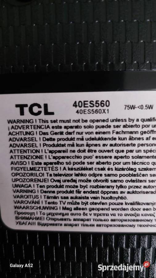 Sprzedam TV smart 40 LED mazowieckie Ostrołęka