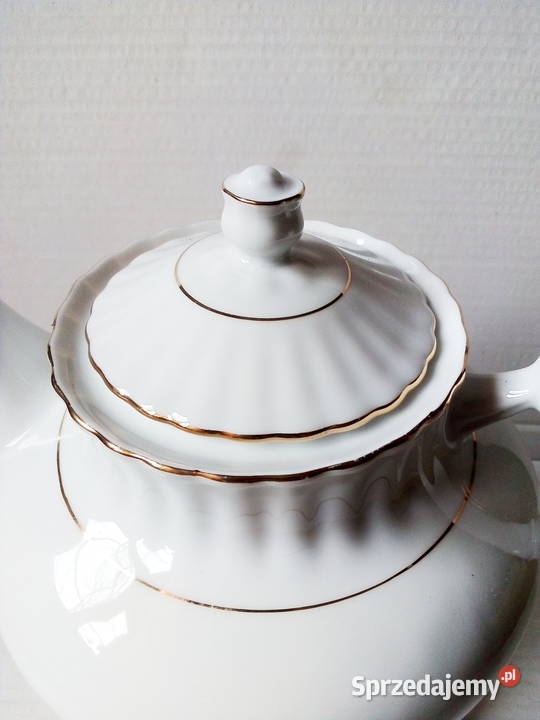 imbryk z podgrzewaczem Iwona złota linia Częstochowa