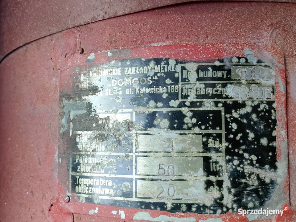 Saturator wózkowy sprzedam PRL woda sodowa 1982 łódzkie Pajęczno