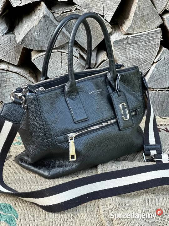 Duża Torebka Marc Jacobs Gotham Do Ręki Na Ramię czarny Warszawa
