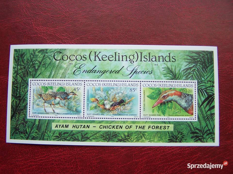 Cocos Island 1992 MNH Mi bl12 Fauna Ptaki Tychy