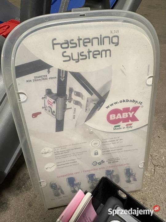 Fotelik włoski OKbaby 2 adaptery Bełsznica