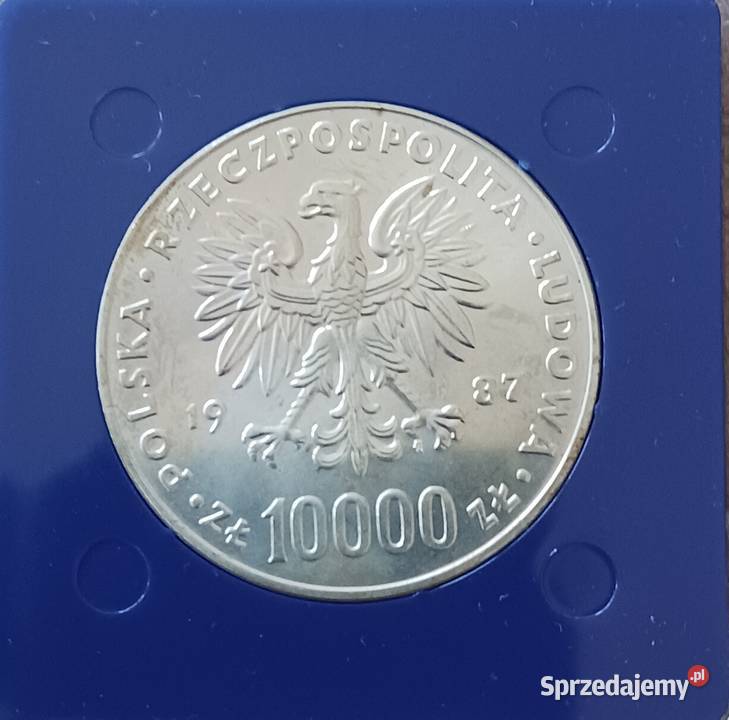 10 000 Papież Jan Paweł II 1987 r Mennicza Konin