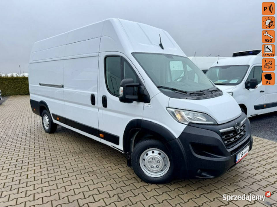 Opel Movano SALON MAXI L4H3 101 KLIMA TEMPOMAT serwisowany w ASO Opel Leszno