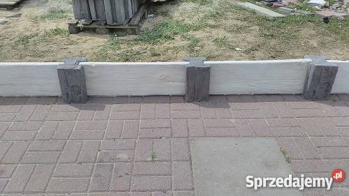 palisady betonowe drewnopodobneogród lubuskie Nietków