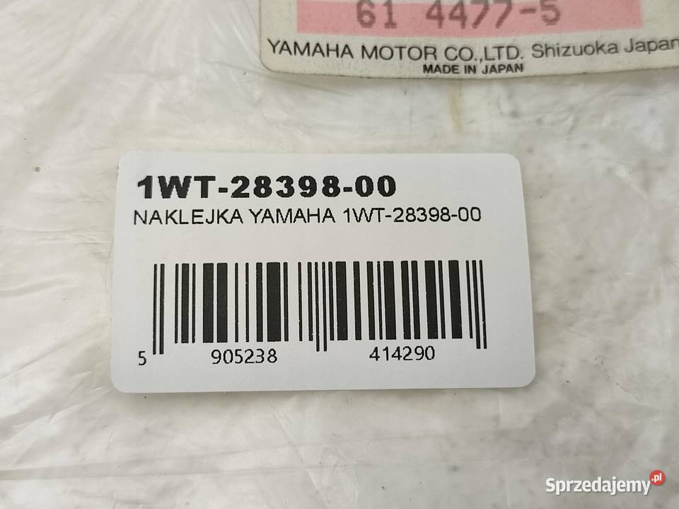 NAKLEJKA NA LEWY BOCZEK YAMAHA RD350LCF 19861988 sprzedam