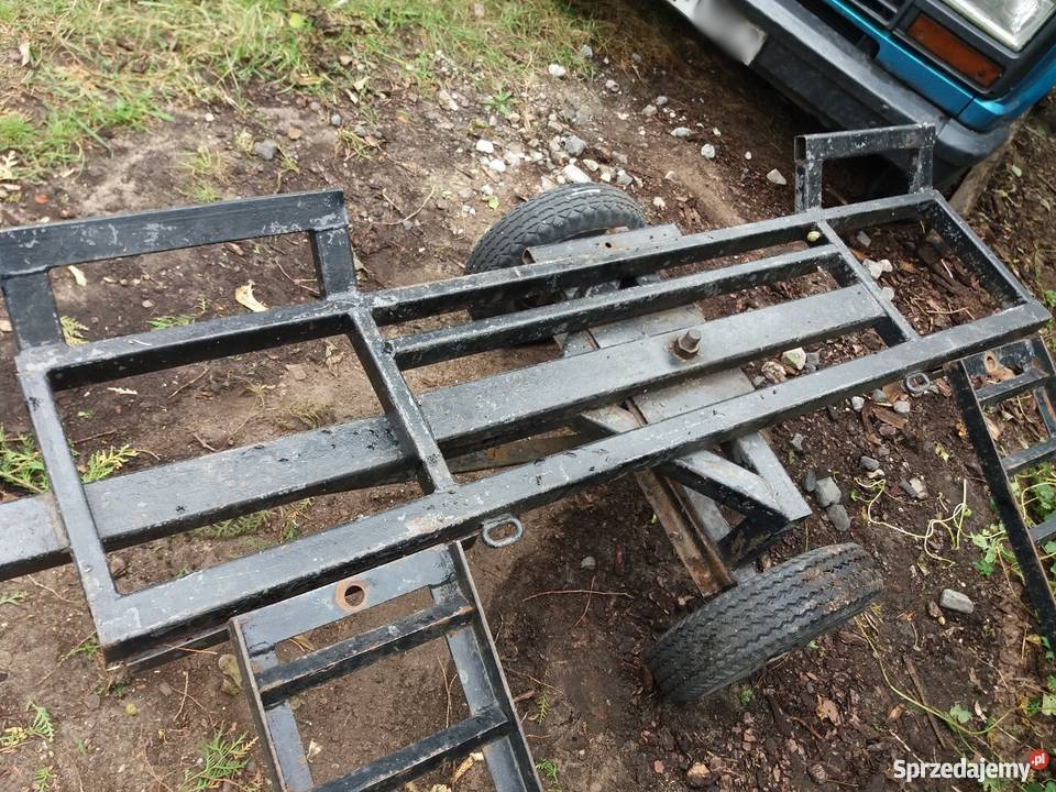 Motylek Wózek holowniczy z najazdami i ręczną sprzedam