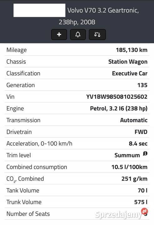 SILNIK Volvo XC90 32 BENZYNA 238 udokumentowane lubelskie Janów sprzedam