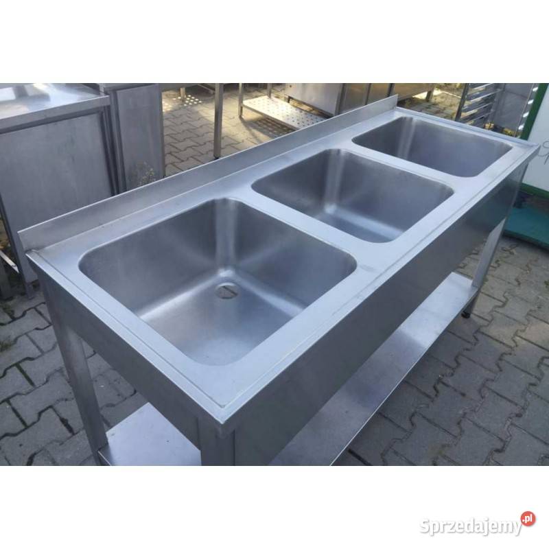 Zlew 3 Komorowy z Półką 1606085 S 1652O Nowe Skalmierzyce