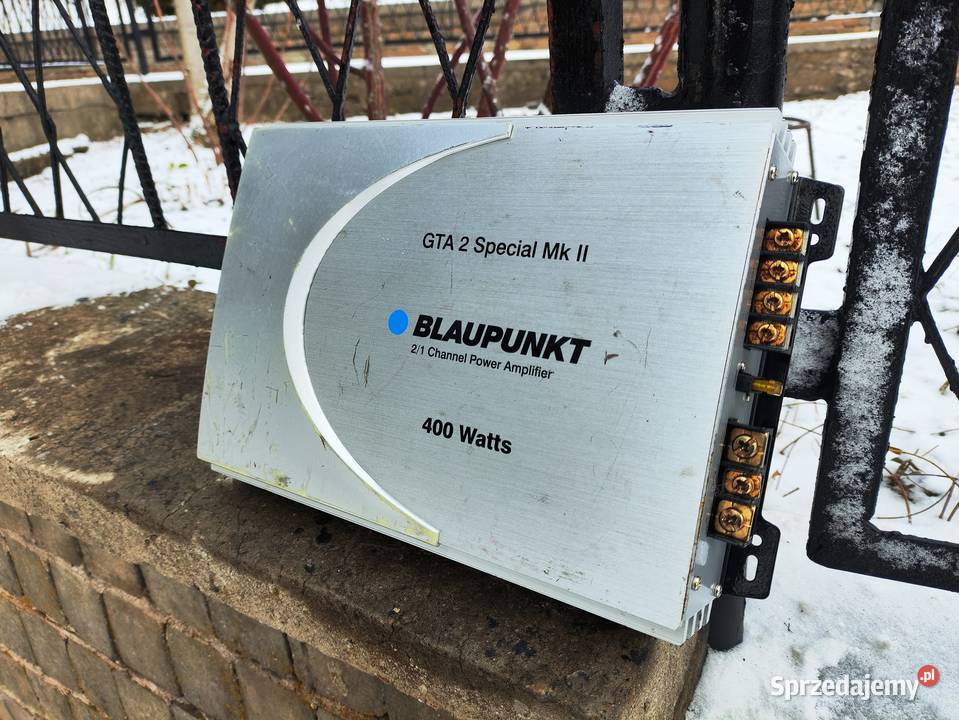 Wzmacniacz samochodowy 2 kanałowy Blaupunkt GTA