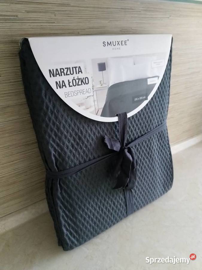NOWA Narzuta na łóżko kapa 200 x 220 CIEMNY Zabrze