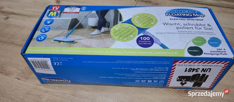 Elektryczny mop do podłóg Hurricane Floating Mop Mopy Buczkowice