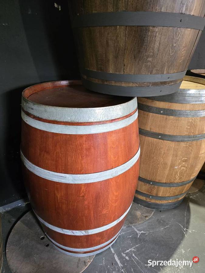 Beczka dębowa dekoracja szczelna winie BECZKI Tczew
