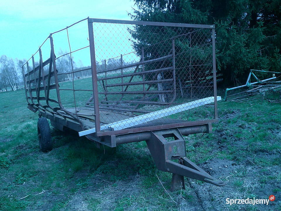 przyczepa do siana do balotów Przyczepy rolnicze Chocianów