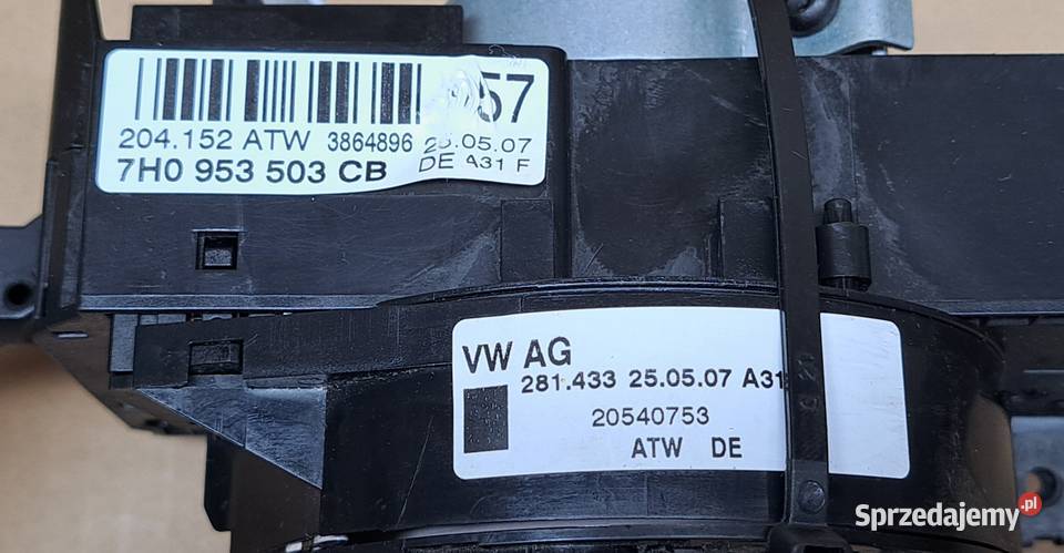 PRZEŁĄCZNIK ZESPOLONY TAŚMA AIRBAG VW T5