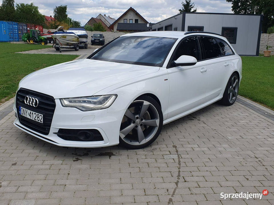 Audi A6 30 bitdi 313 S Line Full Ledy Bose Radar napęd 4x4