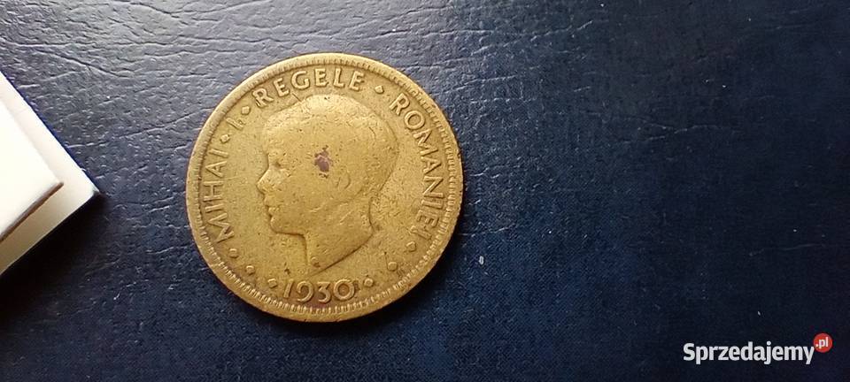 Stare monety 5 lejów 1930 Rumunia Lesko
