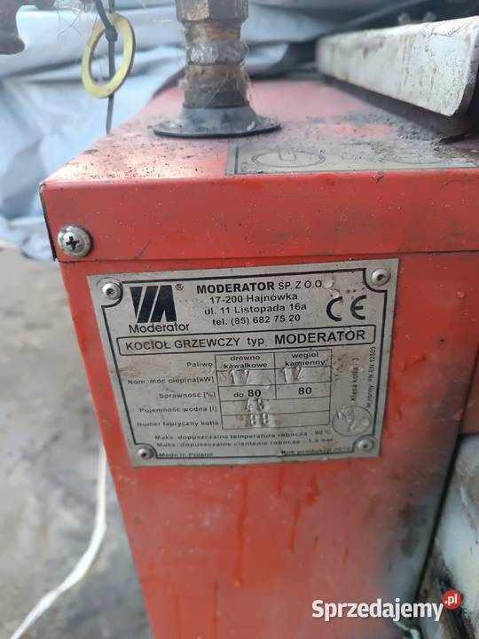 Kocioł grzewczy 12 KW Moderator lubelskie Zawadówka