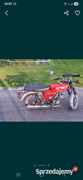 Simson s51 zarejestrowany Duzo nowych czesci 139km Jodłowa