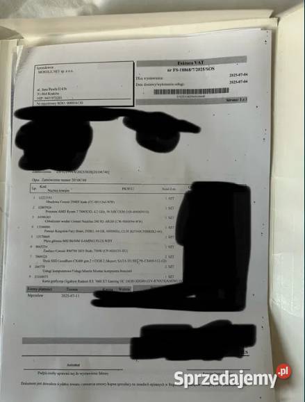 PC Ryzen 7 7800x3d RX 7600XT 64GB GWARANCJA NOWY podkarpackie Głogów Małopolski