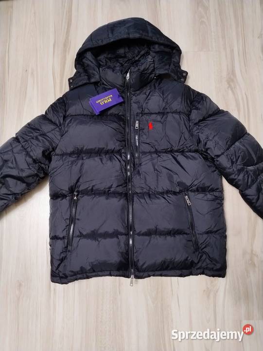 Kurtka Puchowa Polo Ralph Lauren Czarna Rozmiar Świdnica