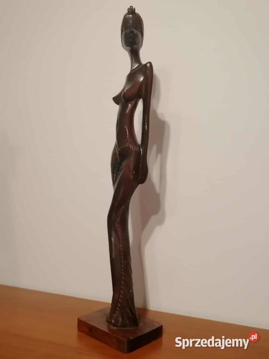 Rzeźba Drewniana Murzynka Antyki, Sztuka, Kolekcje Wałbrzych sprzedam