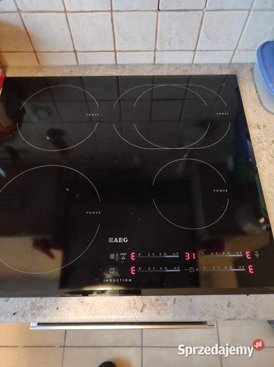 Płyta indukcyjna AEG HK6542HPFB uszkodzona AGD mazowieckie Pruszków