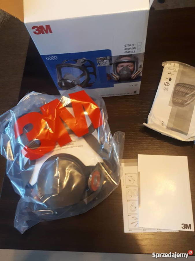 Maska 3M 6000 6900 L pełnotwarzowa Biznes i Przemysł Dąbrowa Górnicza sprzedam