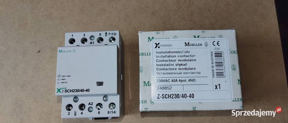 Stycznik modułowy ZSCH 2304040 MOELLER Łódź sprzedam