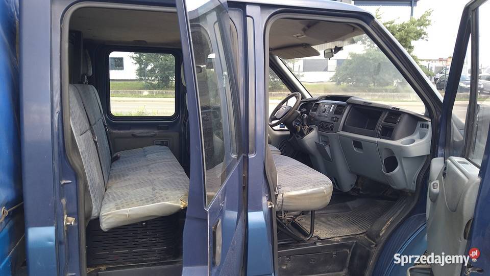 ford transit 2008r skrzynia plandeka 7 osobowy zachodniopomorskie