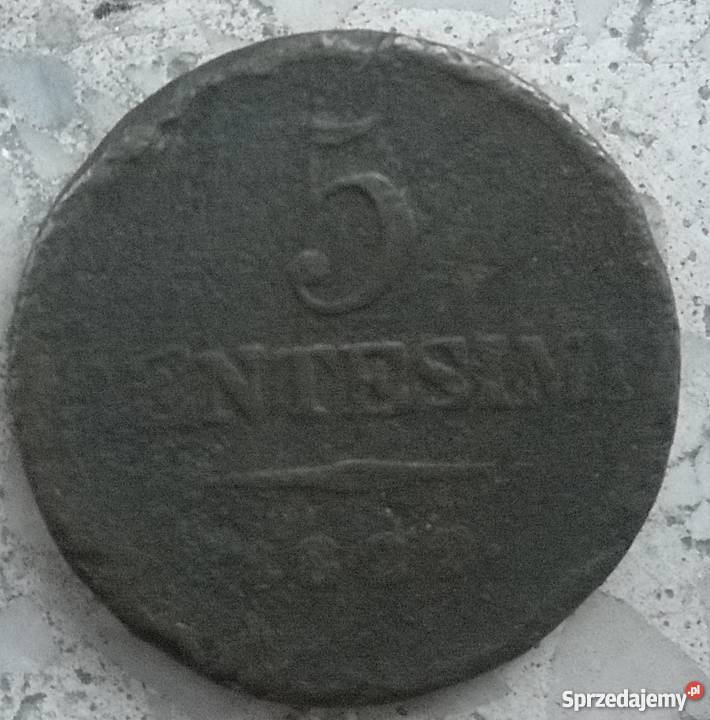 LOMBARDIAI VENECJA5 CENTESIMI1822 r Legionowo