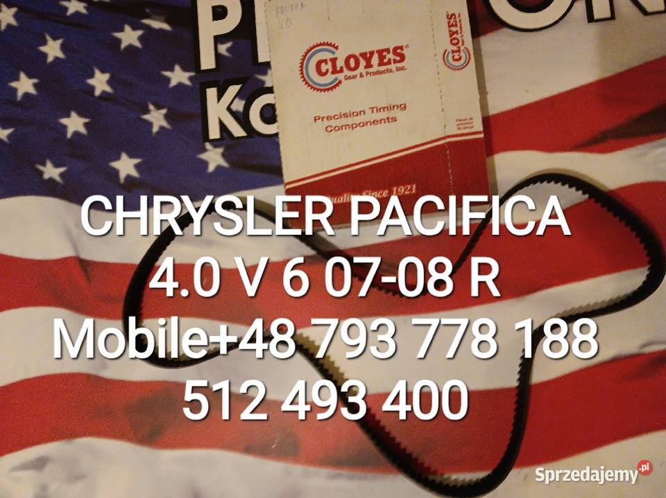CHRYSLER PACIFICA 40 V 6 0708 R PASEK ROZRZĄDU Kawnice