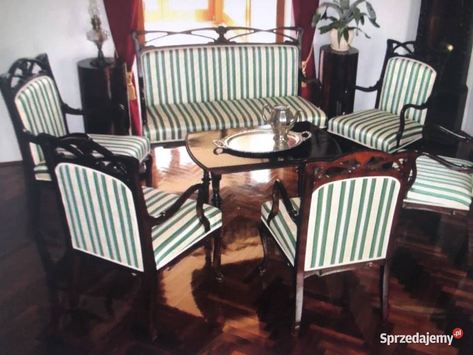 Secesja komplet foteli Stare Zakole