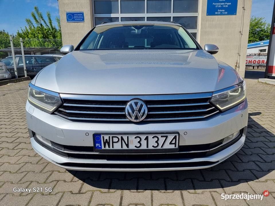Volkswagen Passat B8 20 150 DSG 1 rej 2016 r 1968cm3 Płońsk sprzedam