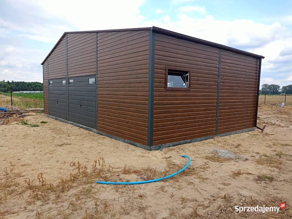Garaż drewnopodobny blaszak 9x6 Producent Ruda Śląska