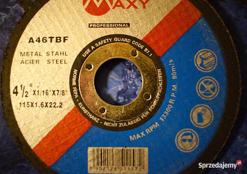 Profesjonalna tarcza tnąca do metalu firmy Maxy Chełmno