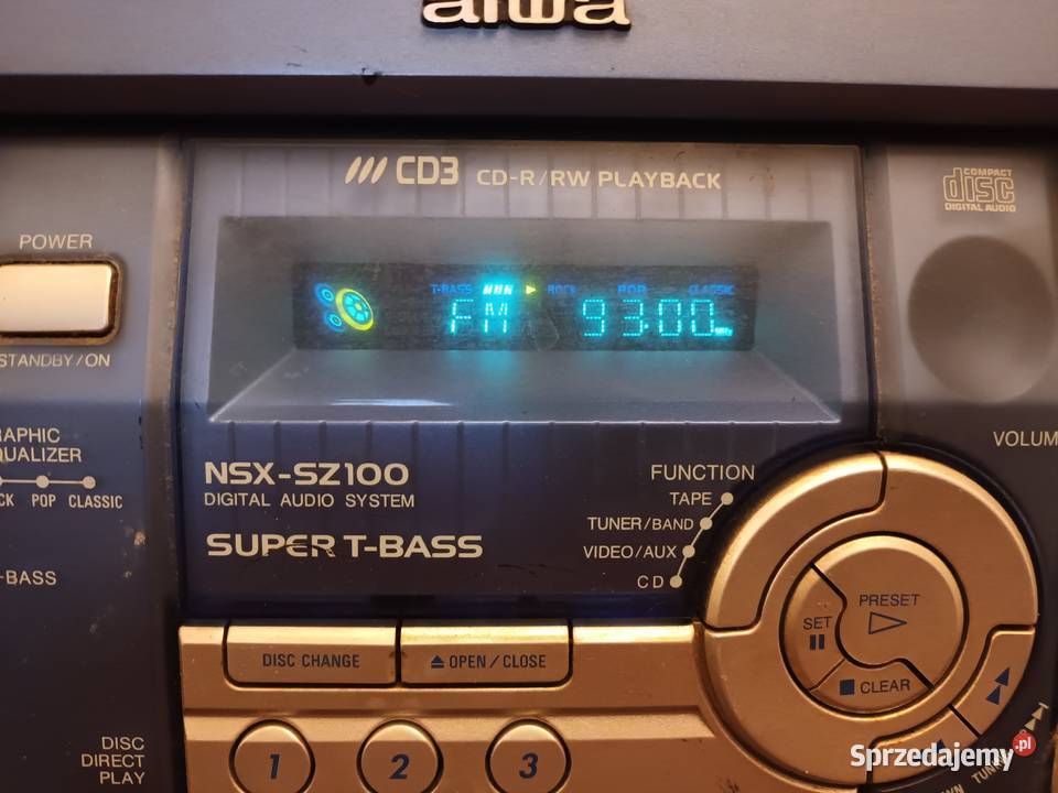 Aiwa NSX2100 plus głośniki stereo 88108 FM 40 Tychy
