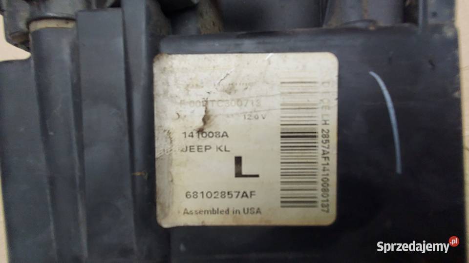 JEEP CHEROKE 2014 XSENON LEWY Rok produkcji 2015 dolnośląskie Jelenia Góra