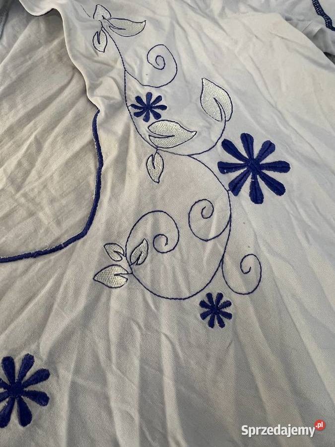 Piżama koszula nocna błękitna niebieska Luna Lux Rozmiar L podkarpackie Jasło