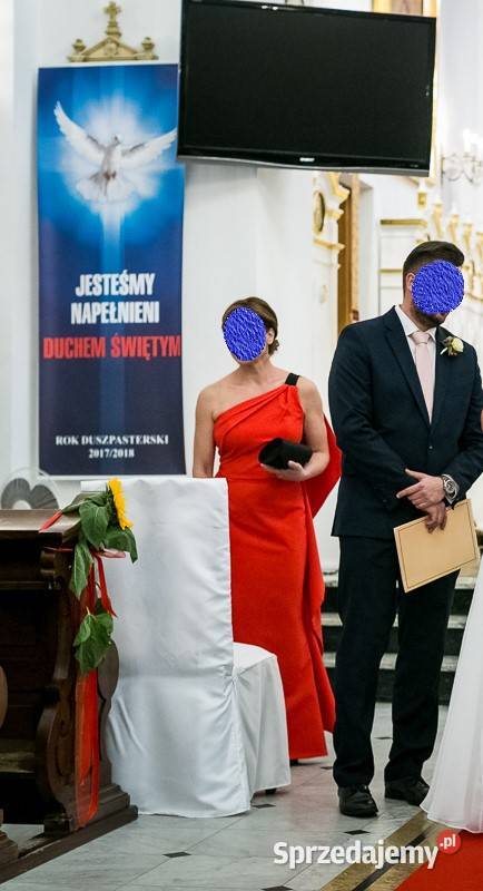 Sukienka weselna wizytowa firmy Laurelle jedyna Bez wzoru Warszawa